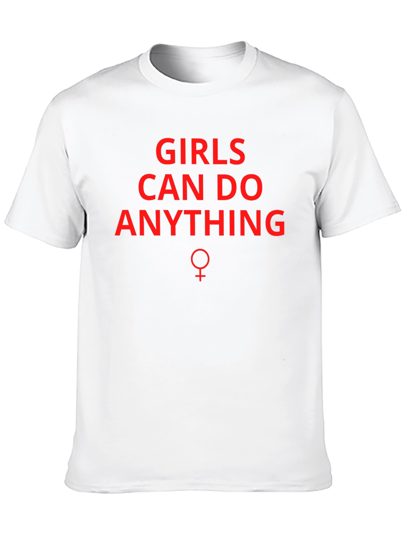 Girls Can Do Anything Graphic Tee - Black