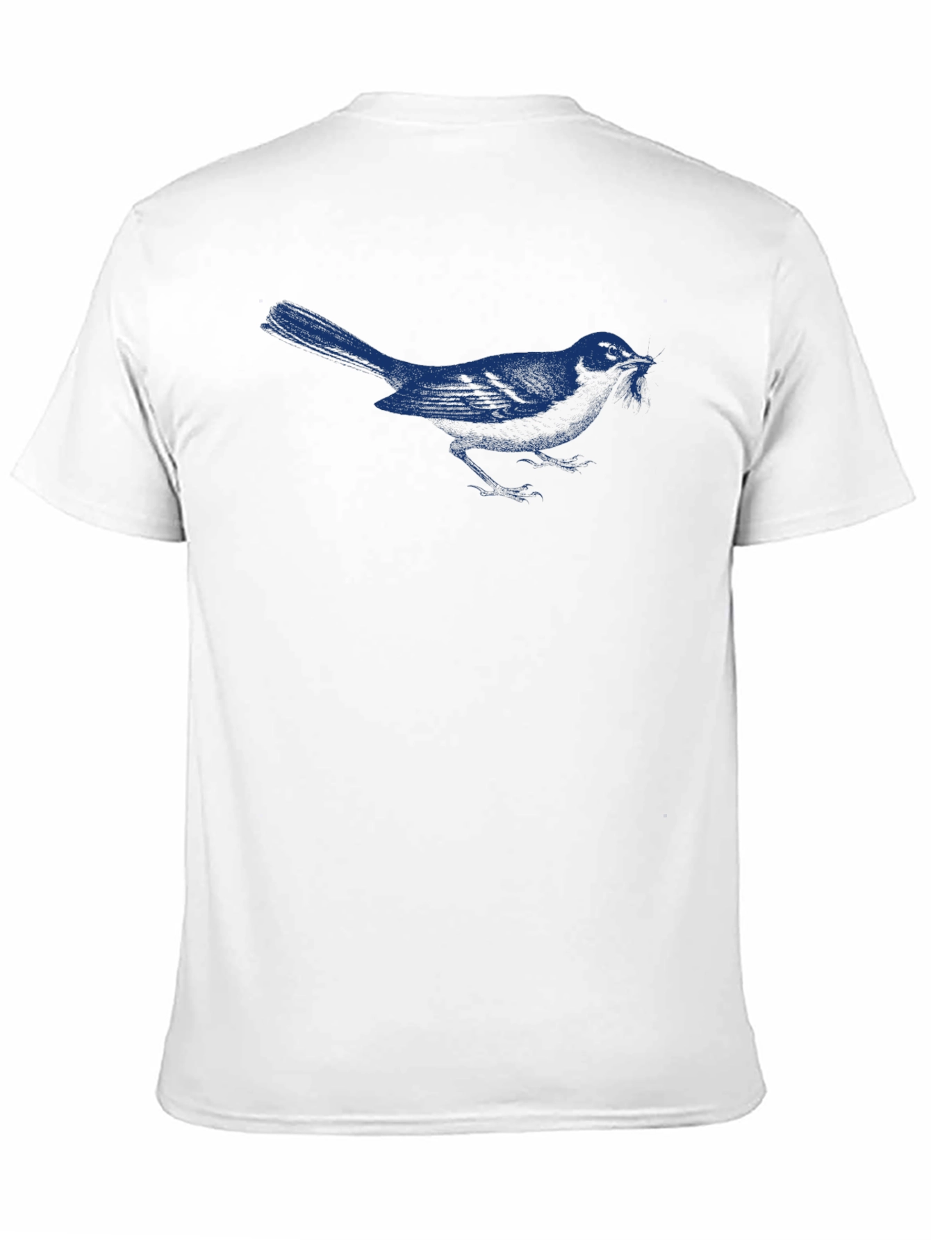 Bluebird Graphic Tee - Black Cotton T-Shirt