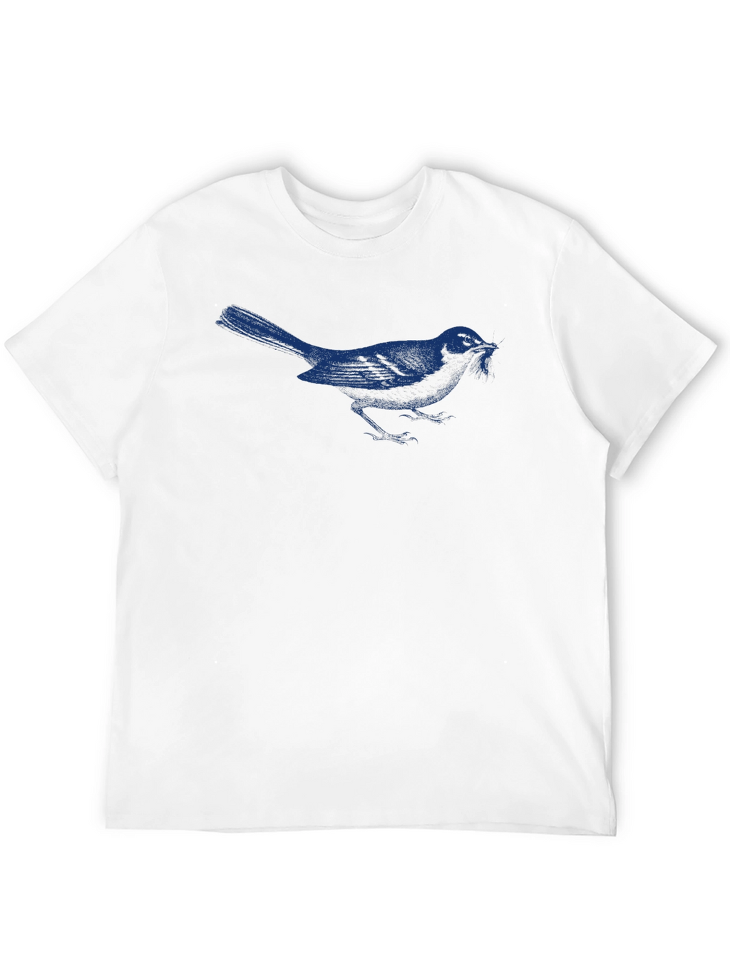 Bluebird Graphic Tee - Black Cotton T-Shirt