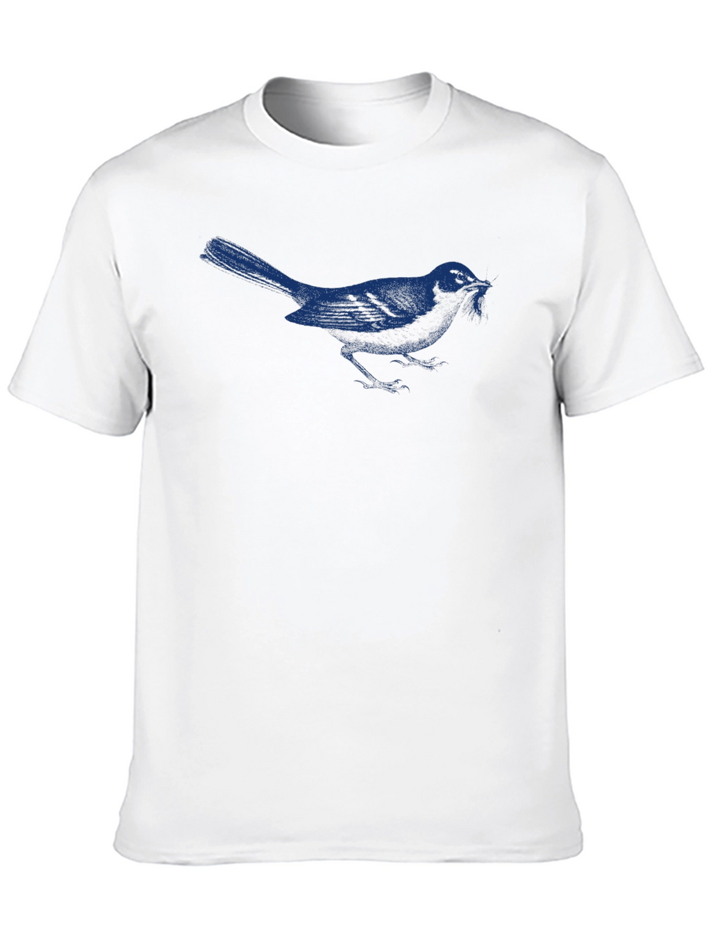 Bluebird Graphic Tee - Black Cotton T-Shirt