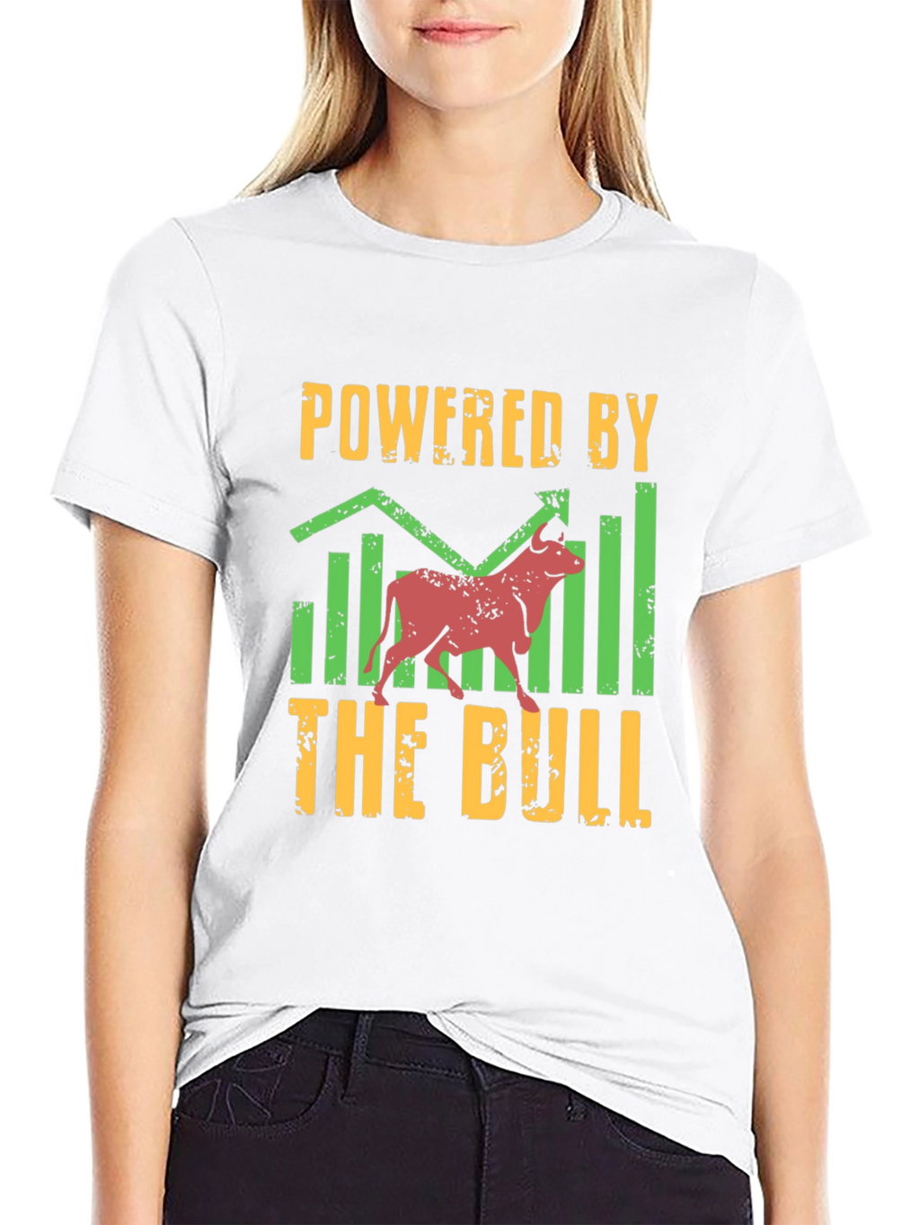 Powered by the Bull Black Graphic T-Shirt