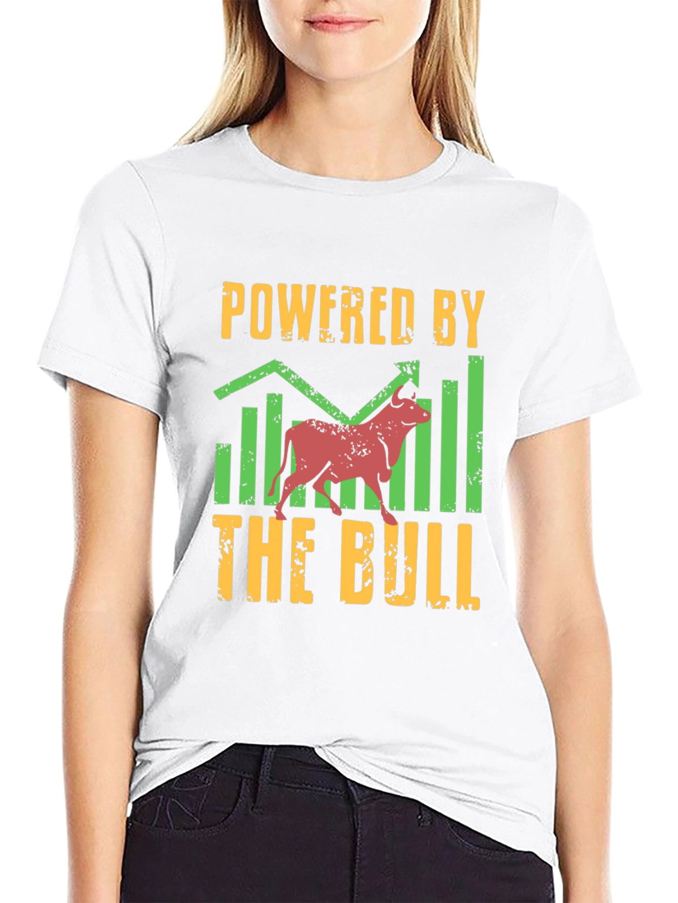 Powered by the Bull Black Graphic T-Shirt