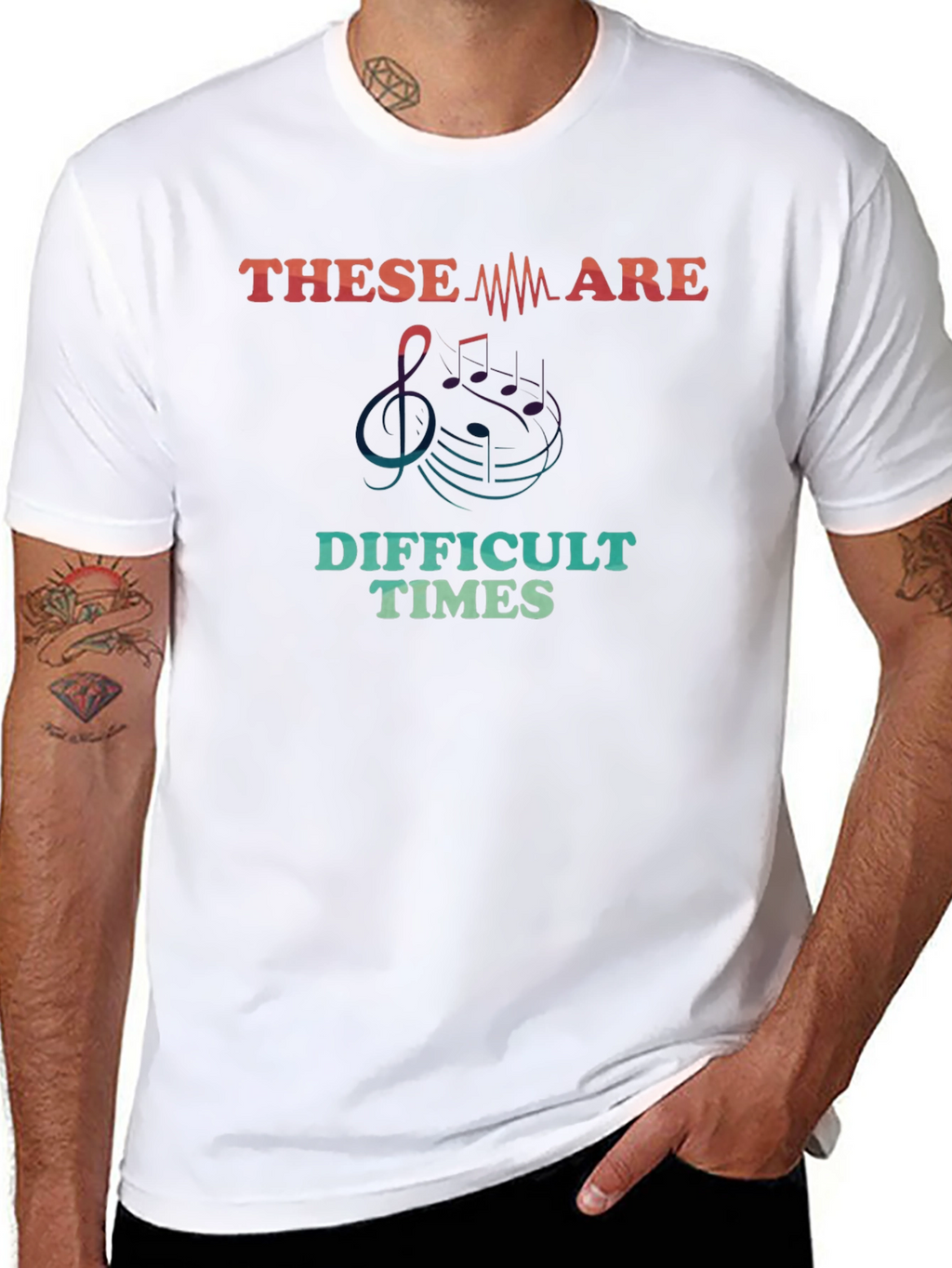 Difficult Times Music T-Shirt