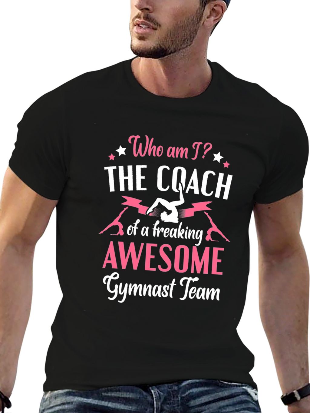 Gymnastics Coach T-Shirt - Awesome Team!