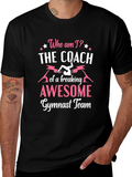 Gymnastics Coach T-Shirt - Awesome Team!