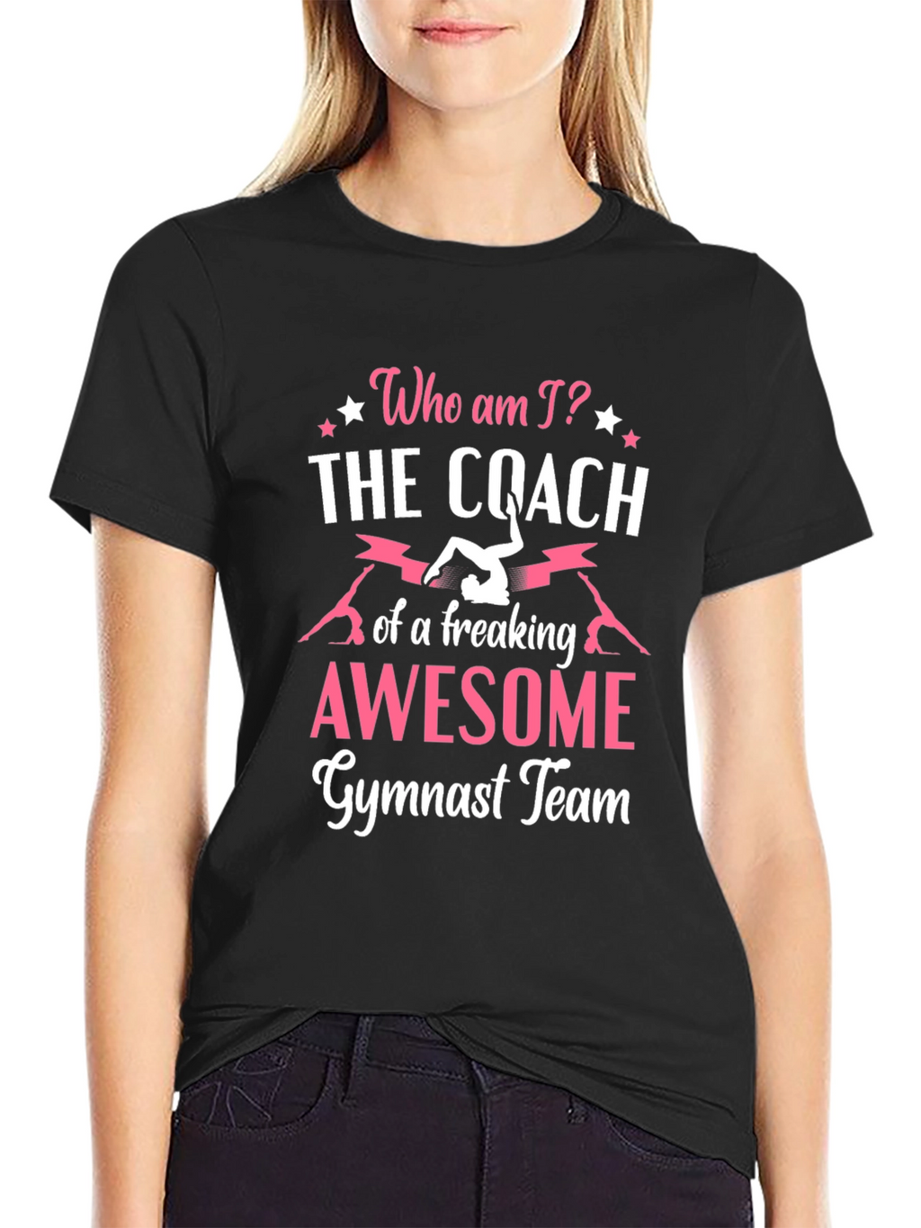 Gymnastics Coach T-Shirt - Awesome Team!