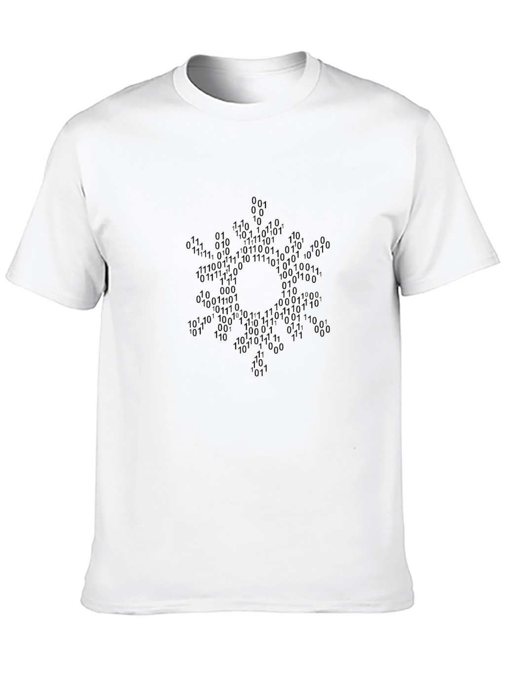 Binary Code Star of David Graphic T-Shirt