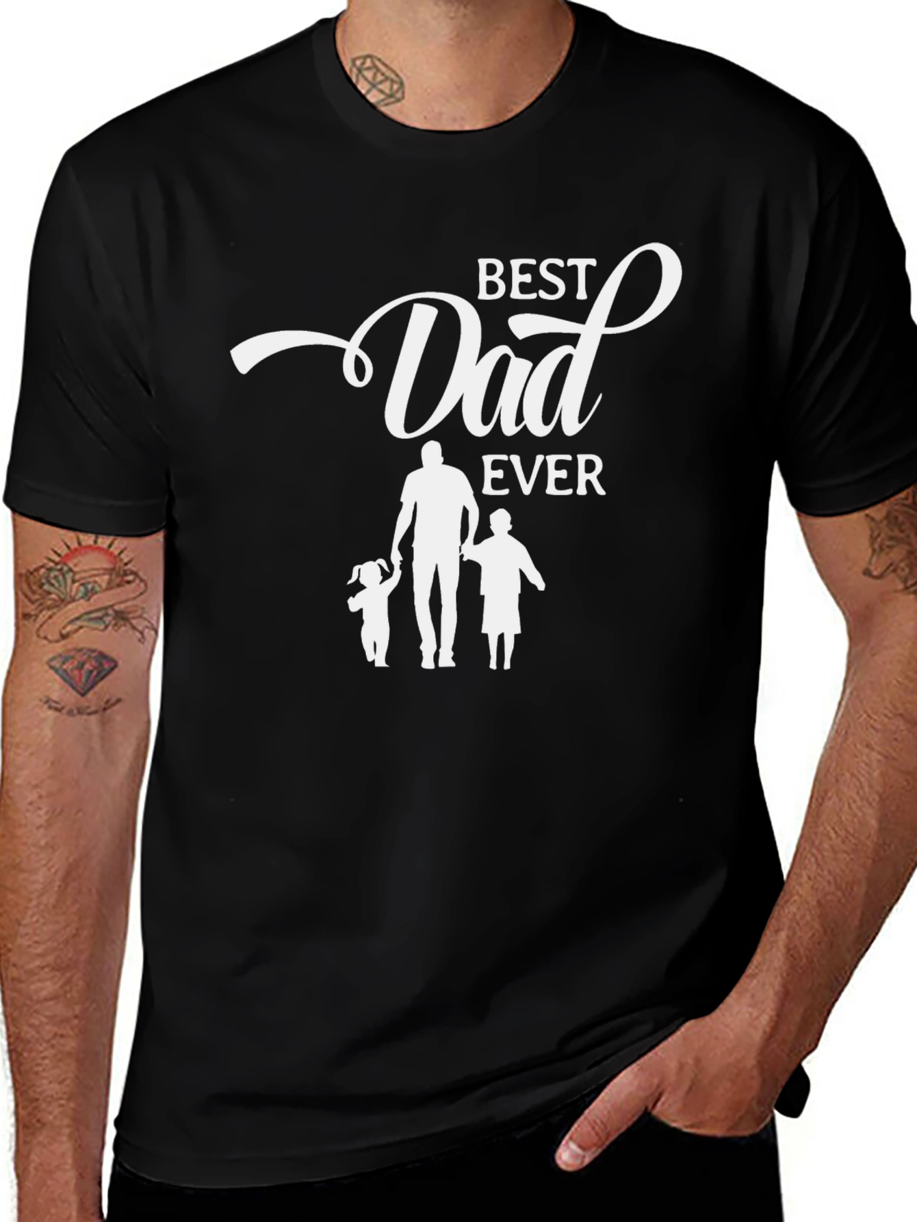 Best Dad Ever T-Shirt Fathers Day Gift