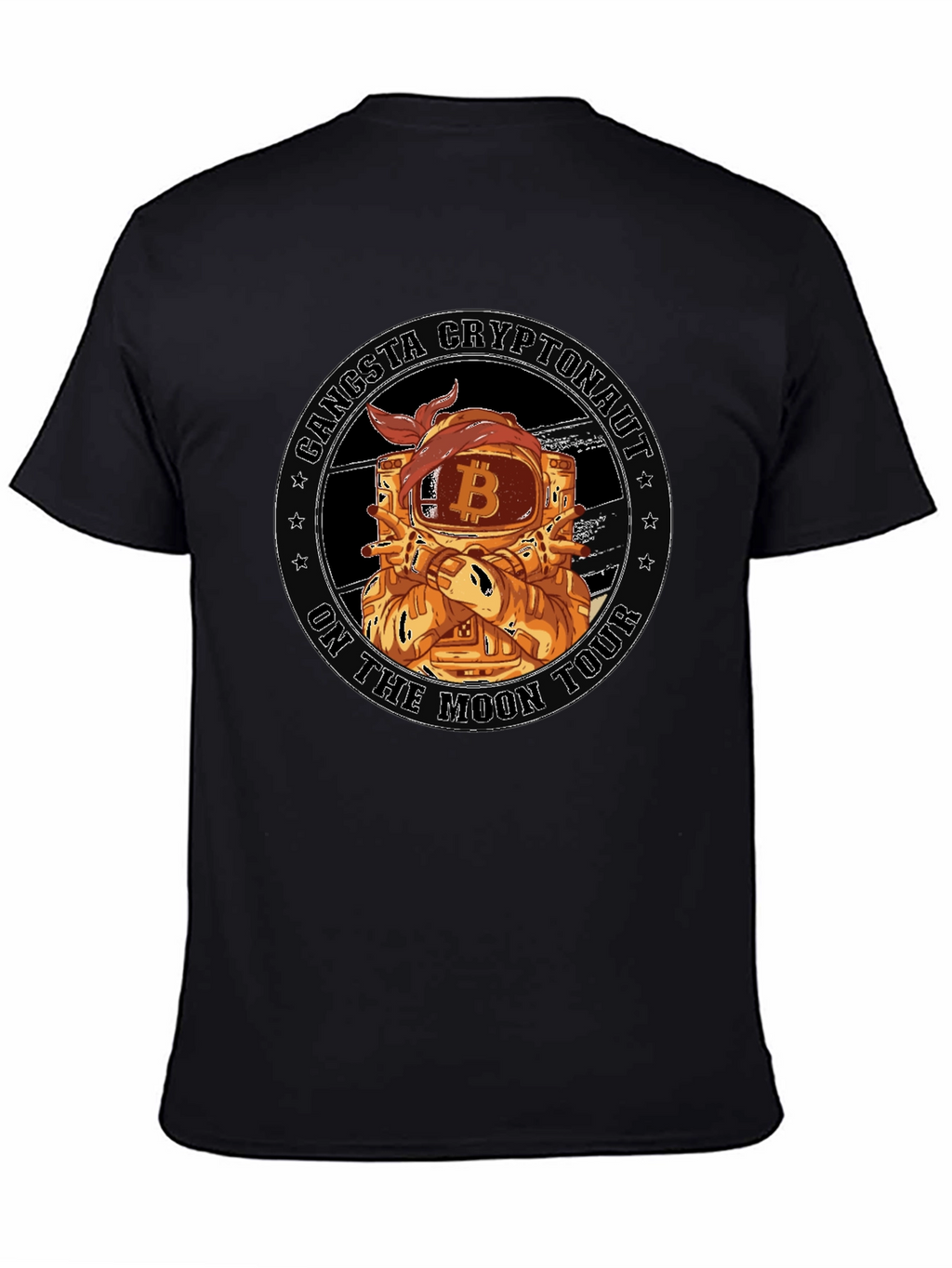 Gangsta Cryptonaut Bitcoin T-Shirt