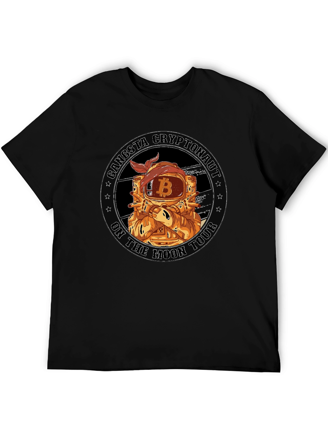 Gangsta Cryptonaut Bitcoin T-Shirt