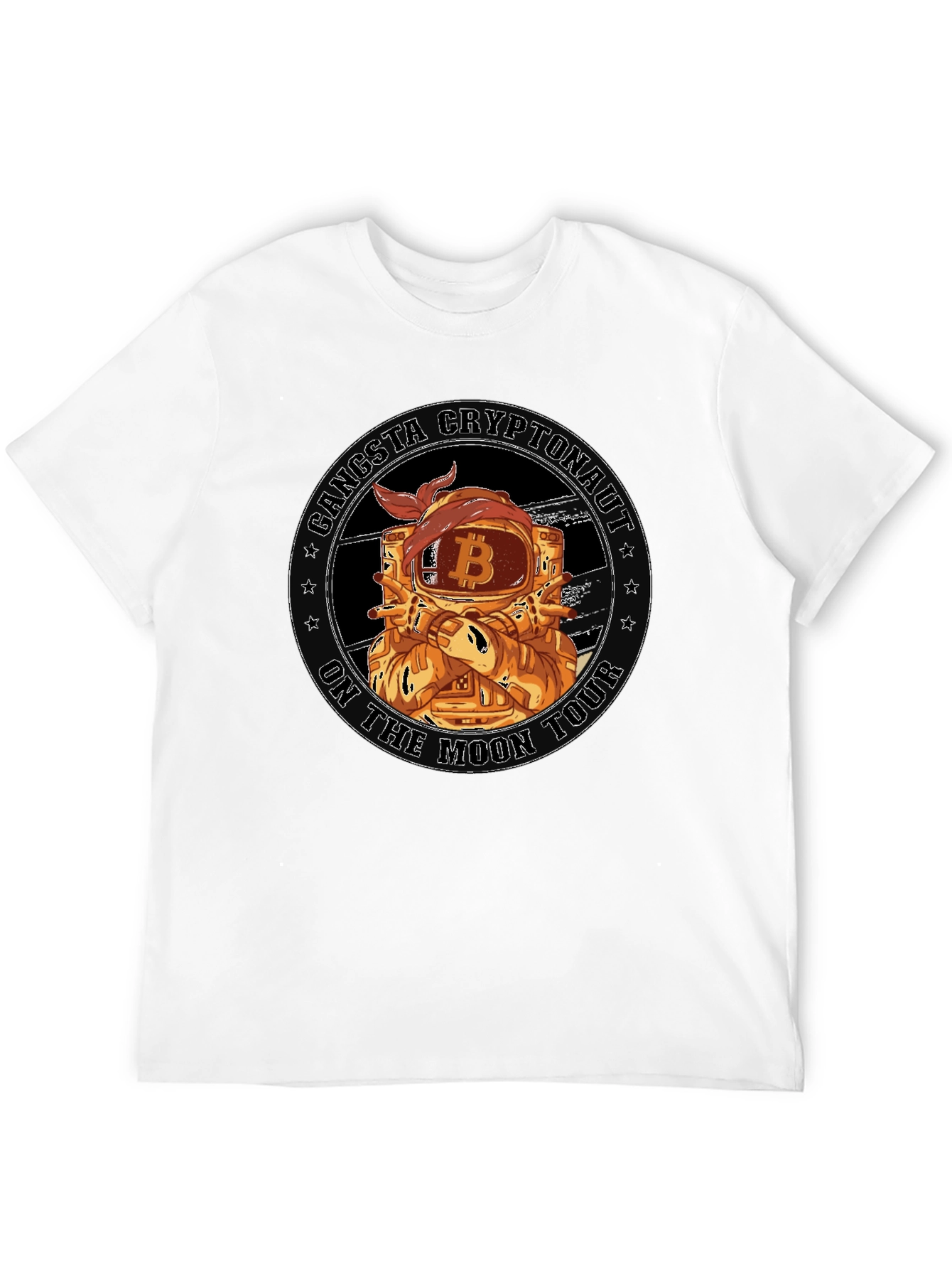 Gangsta Cryptonaut Bitcoin T-Shirt