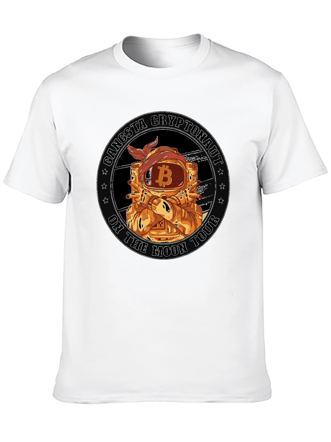 Gangsta Cryptonaut Bitcoin T-Shirt