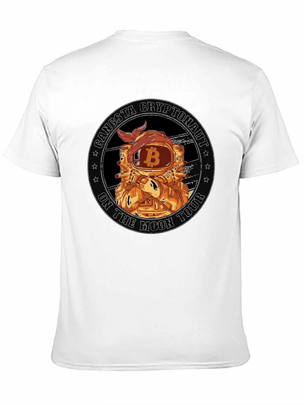 Gangsta Cryptonaut Bitcoin T-Shirt