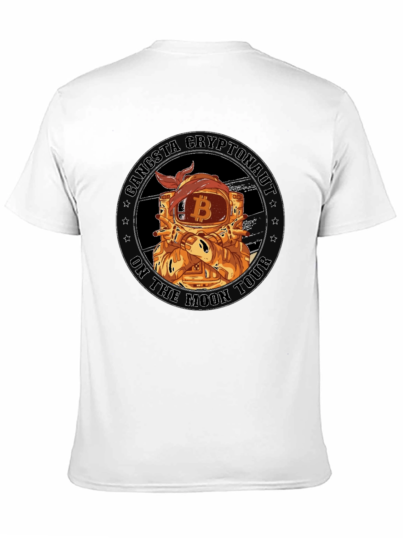 Gangsta Cryptonaut Bitcoin T-Shirt