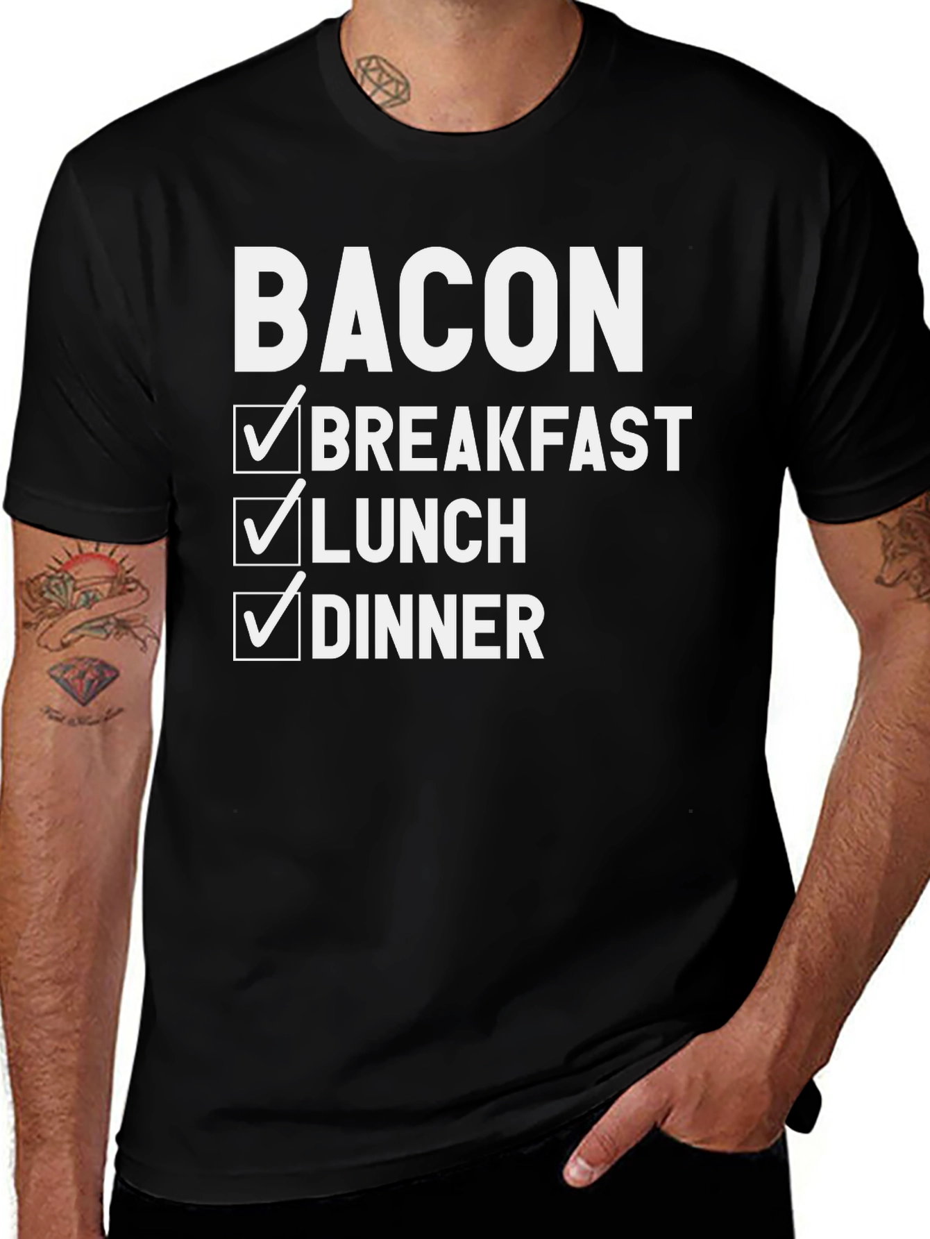 Bacon Breakfast Lunch Dinner T-Shirt