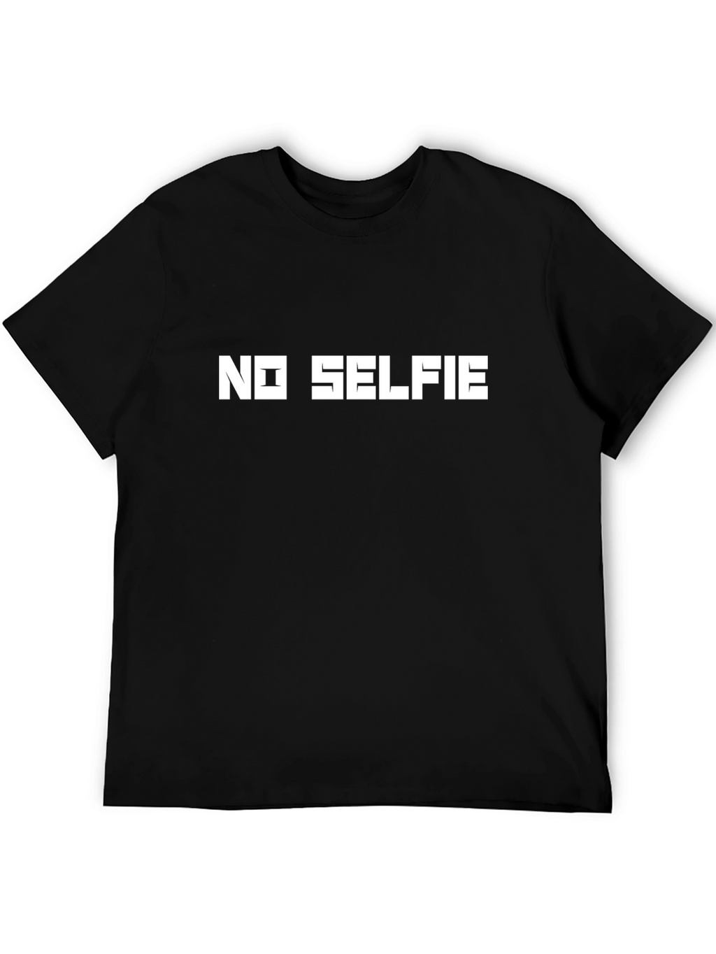 No Selfie Graphic T-Shirt - Bold Statement Tee