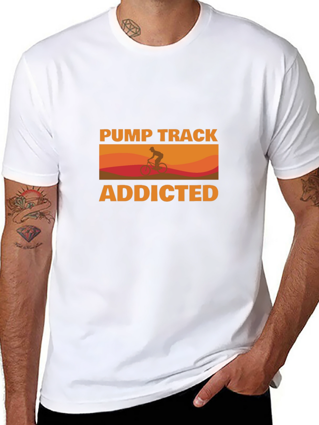 Pump Track Addicted Graphic T-Shirt