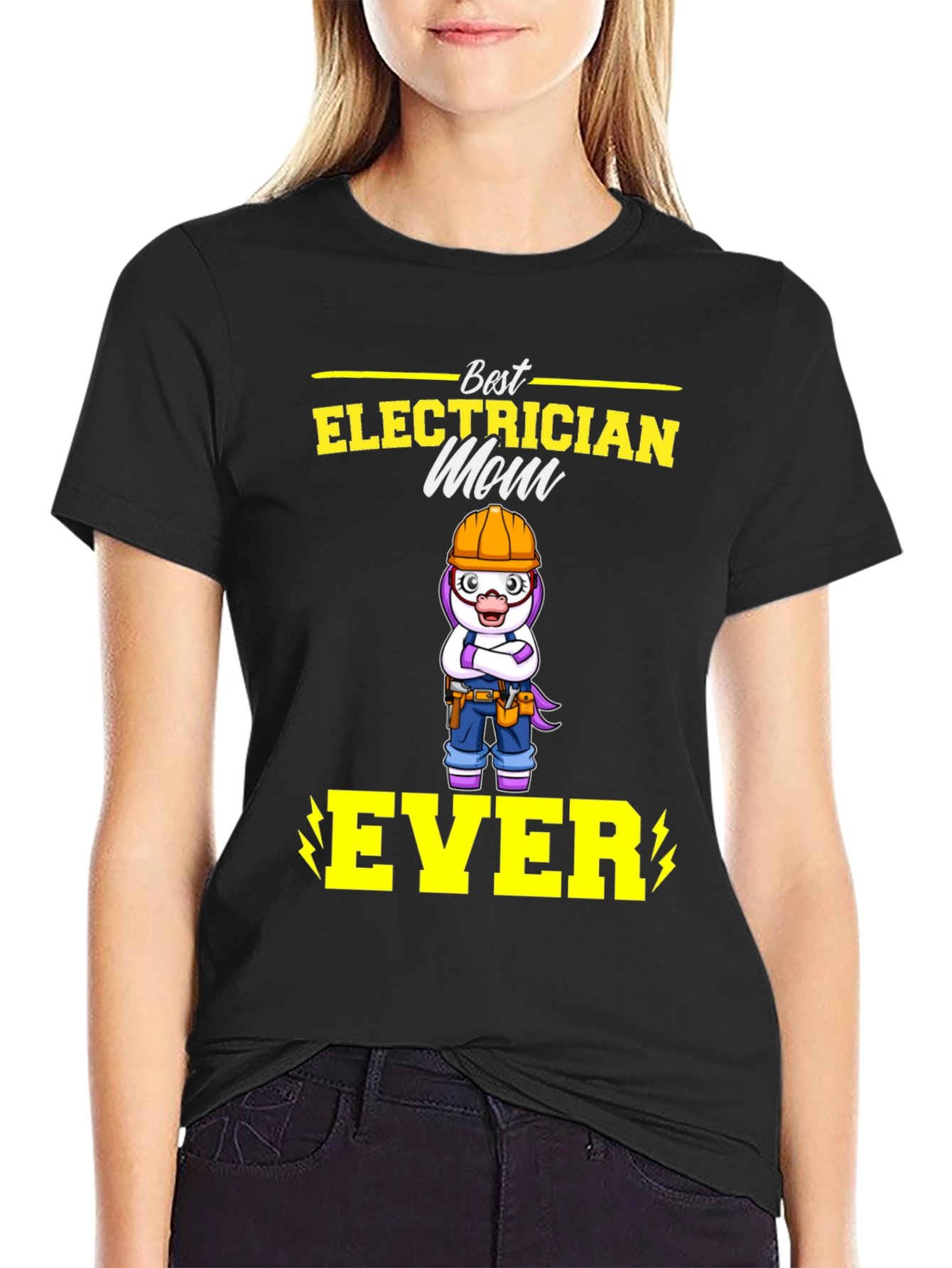 Best Electrician Mom Ever T-Shirt