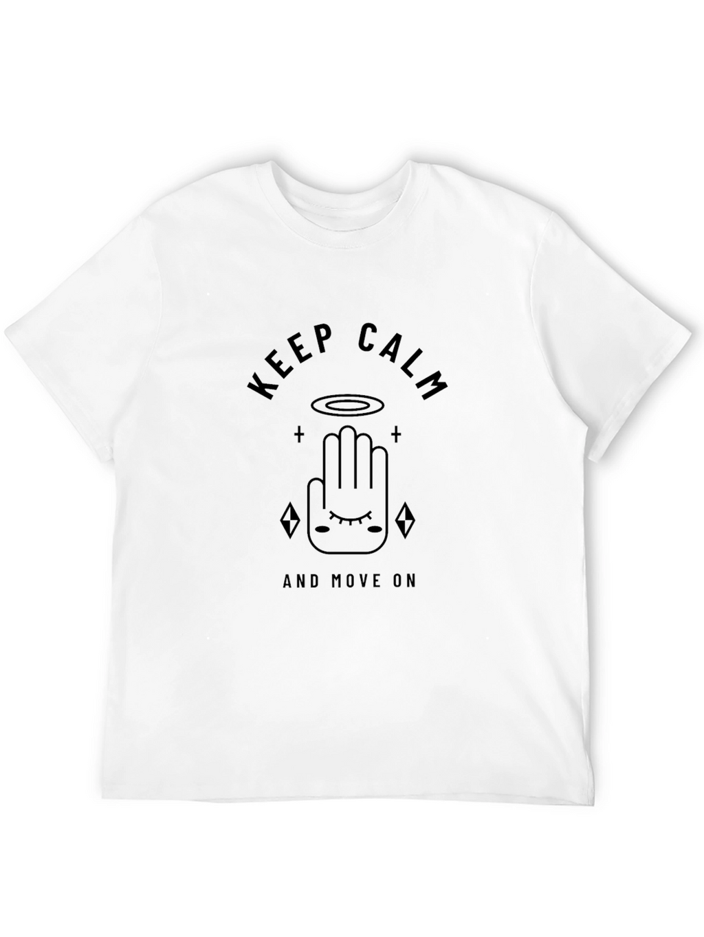 Keep Calm and Move On Graphic T-Shirt