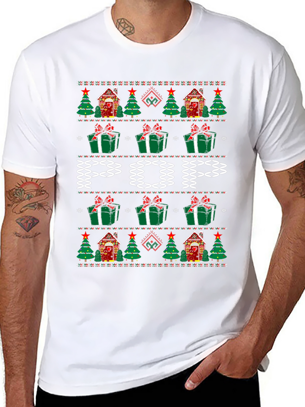 Festive POP Ugly Christmas Sweater T-Shirt