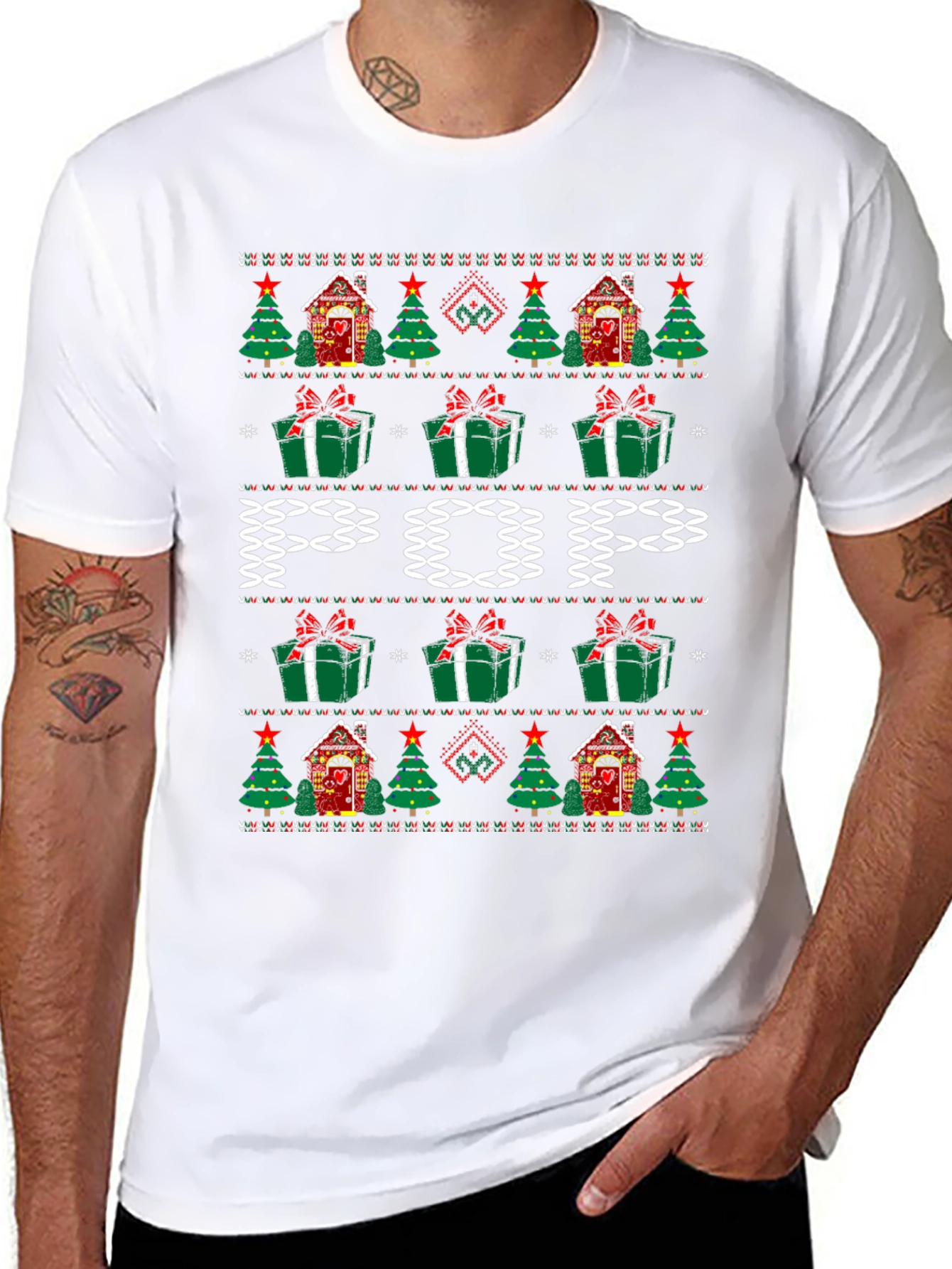 Festive POP Ugly Christmas Sweater T-Shirt