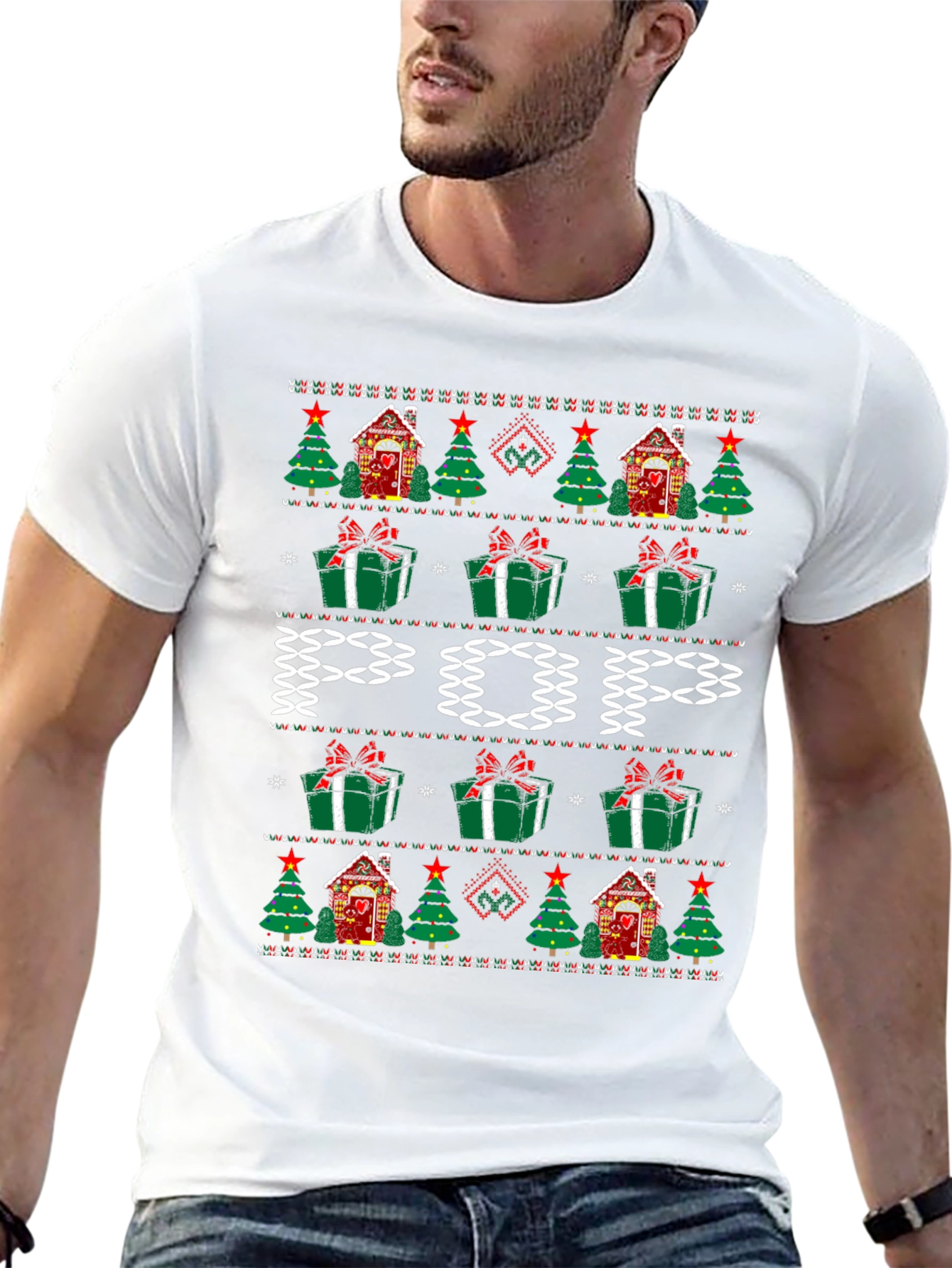 Festive POP Ugly Christmas Sweater T-Shirt