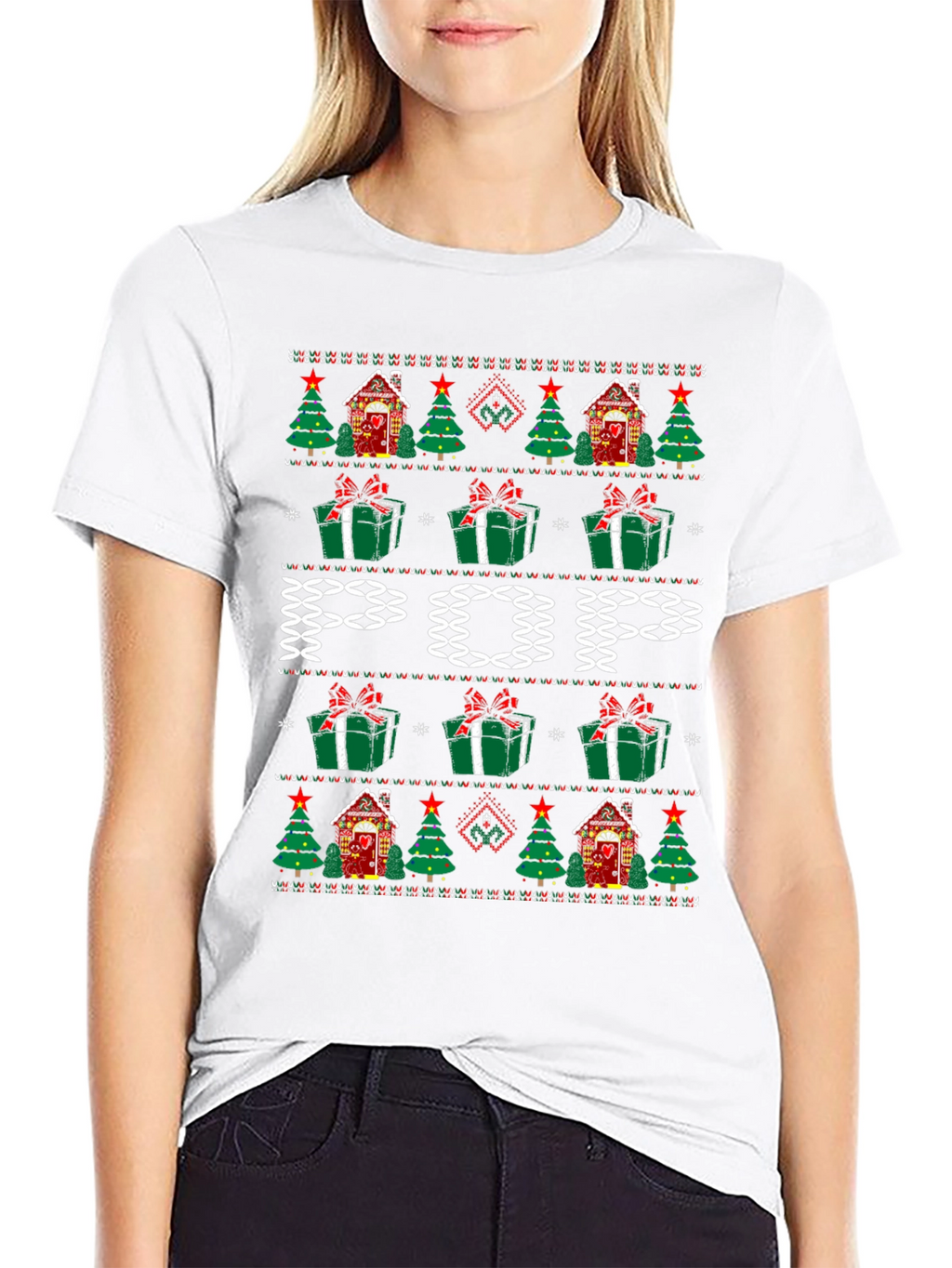 Festive POP Ugly Christmas Sweater T-Shirt