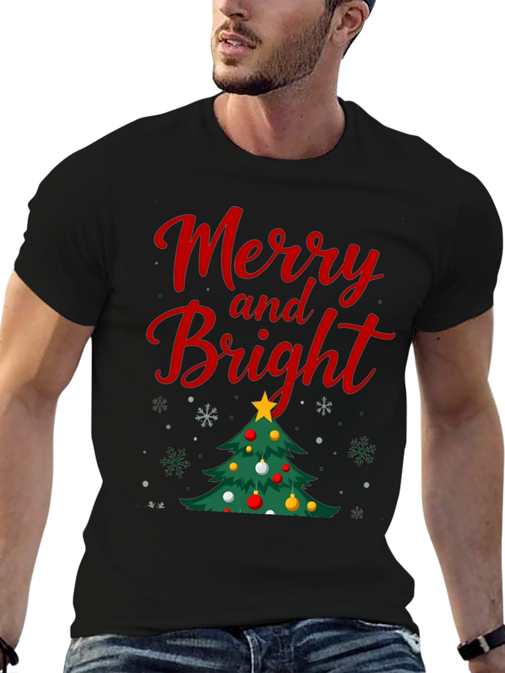 Merry and Bright Christmas T-Shirt