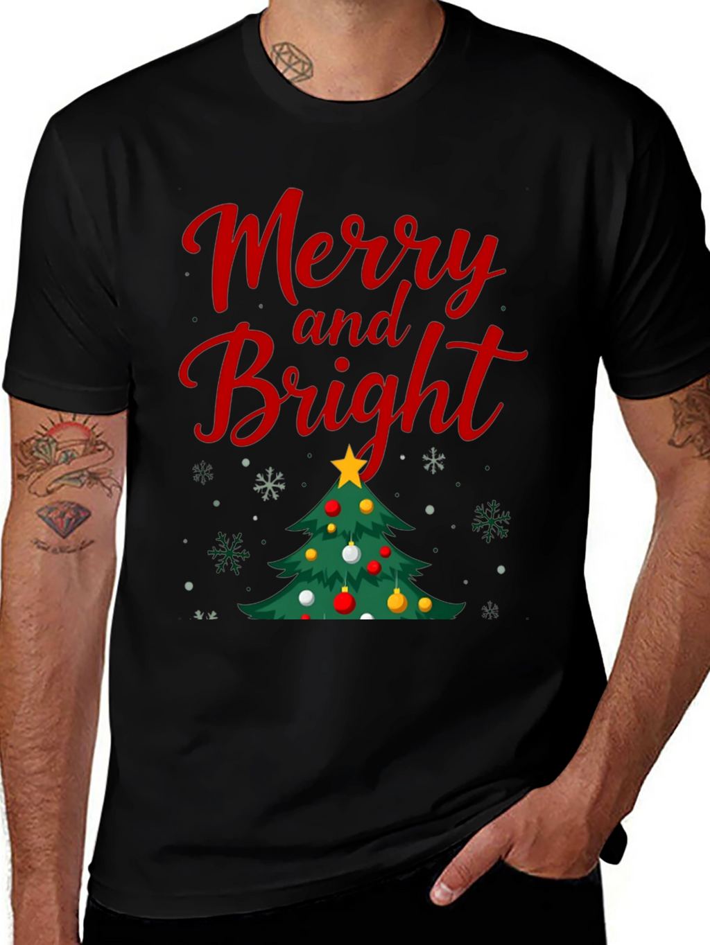 Merry and Bright Christmas T-Shirt