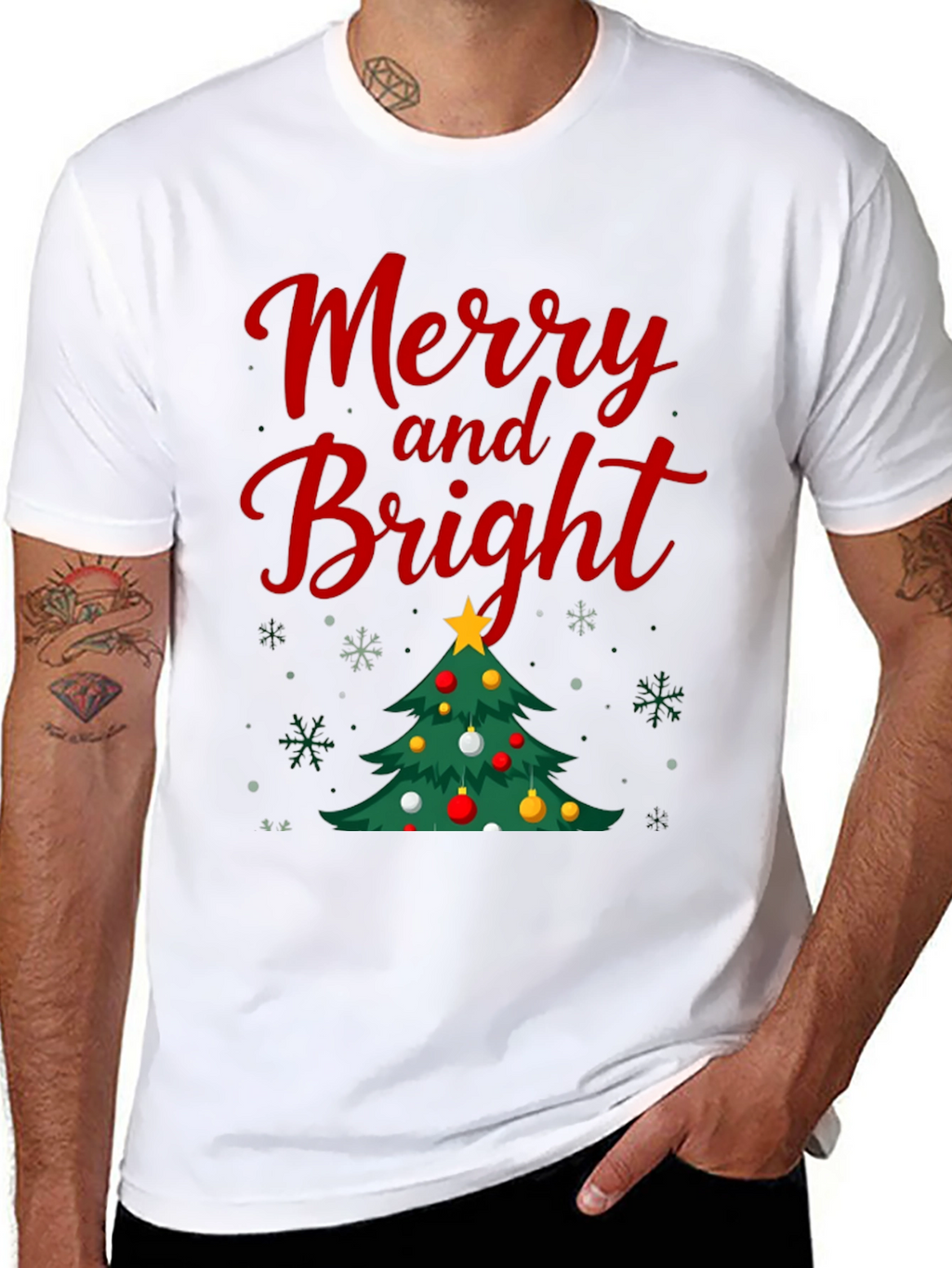 Merry and Bright Christmas T-Shirt