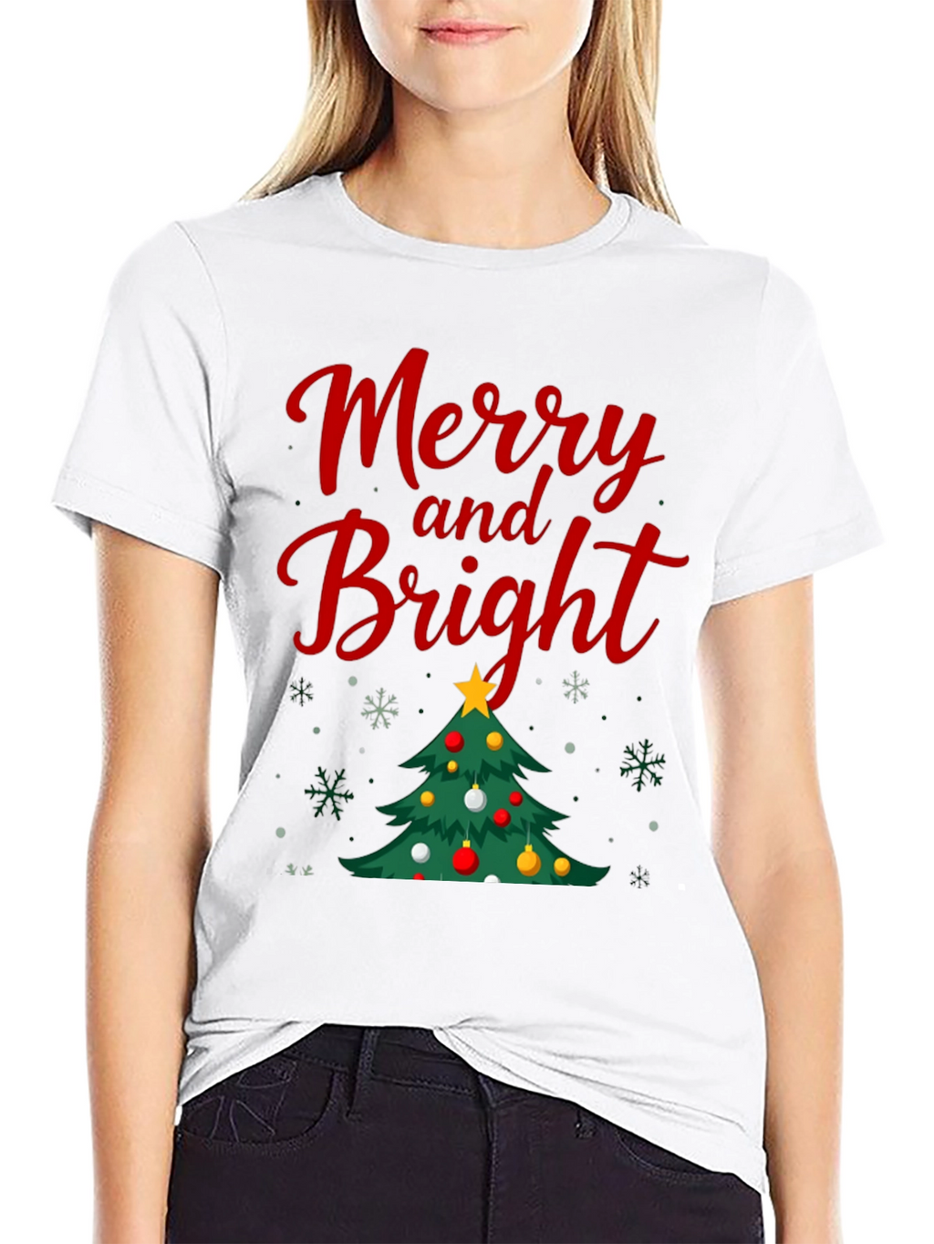 Merry and Bright Christmas T-Shirt