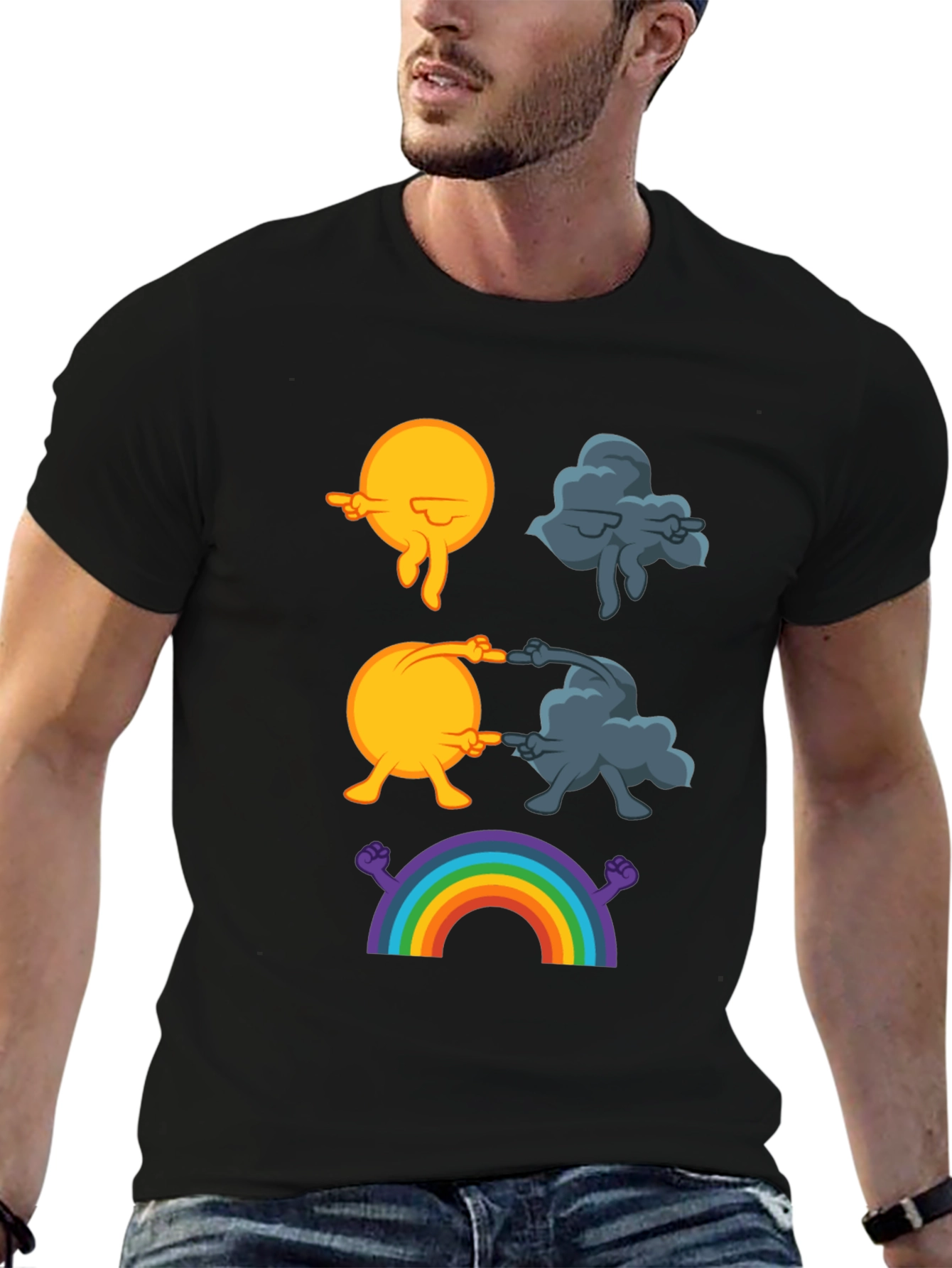 Weather Buddies Black T-Shirt