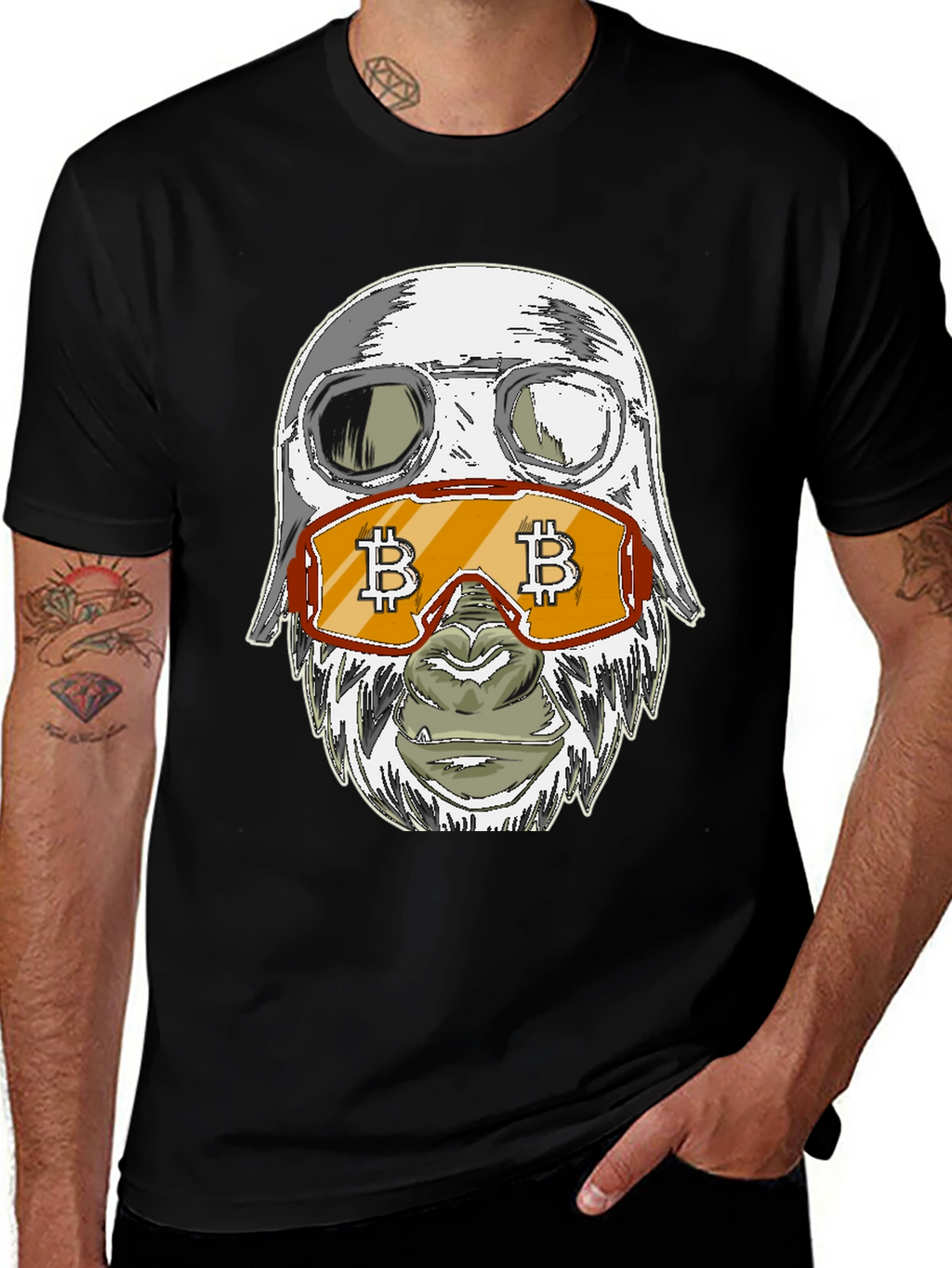 Bitcoin Gorilla Graphic Tee