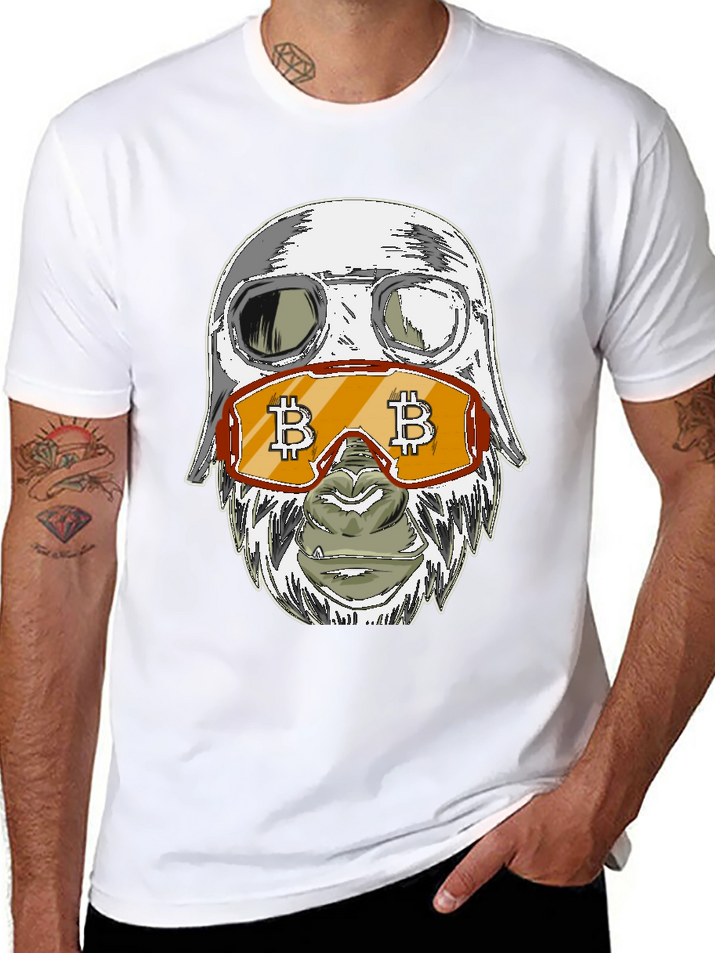 Bitcoin Gorilla Graphic Tee