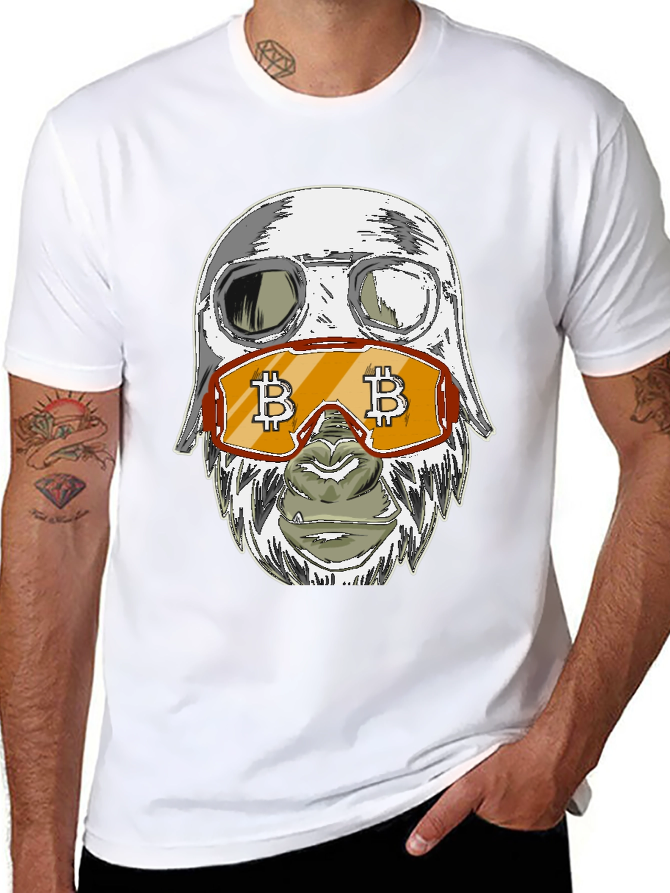 Bitcoin Gorilla Graphic Tee