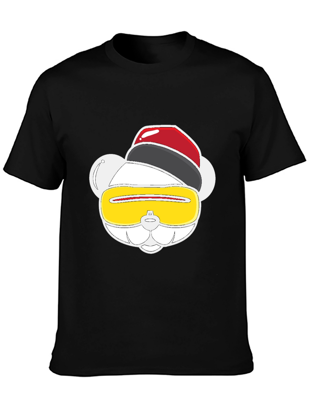 Funky Graphic Tee - Party Animal Bear Design