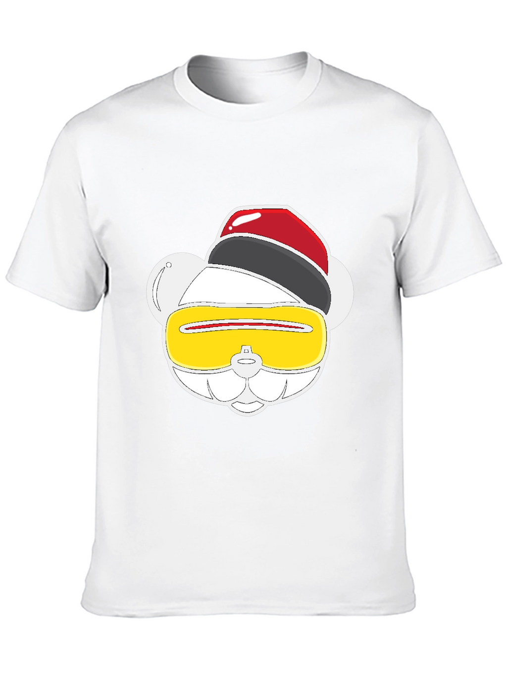 Funky Graphic Tee - Party Animal Bear Design
