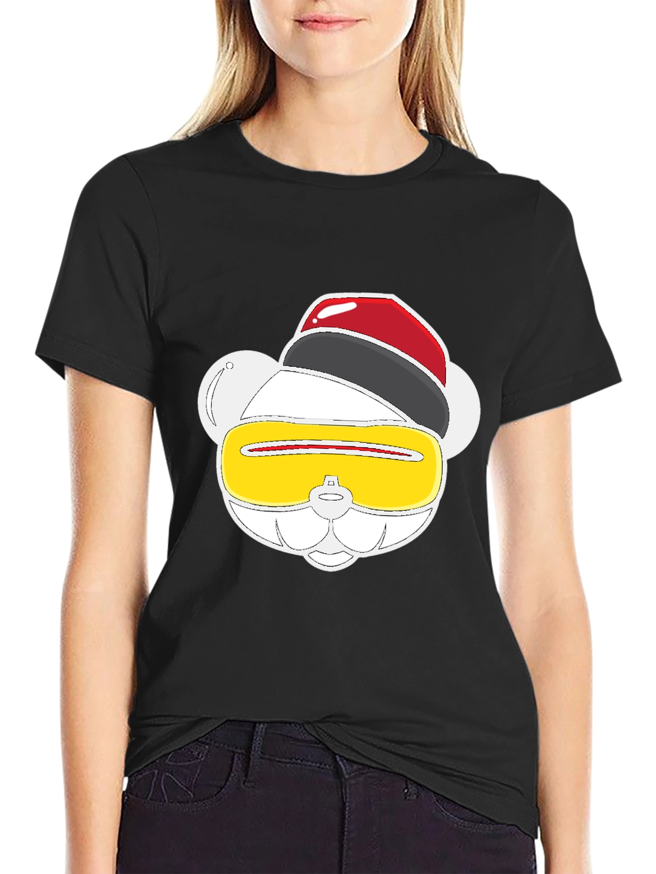 Funky Graphic Tee - Party Animal Bear Design