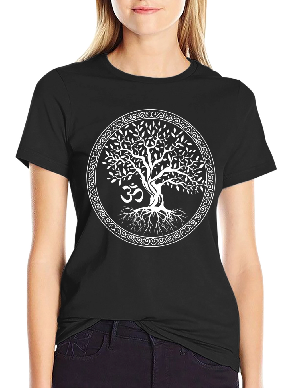 Tree of Life OM Symbol Graphic Tee