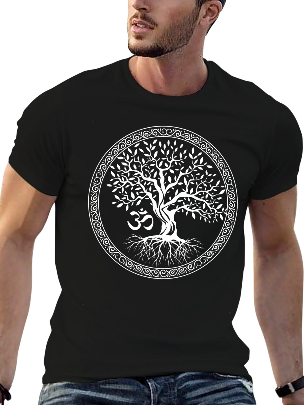 Tree of Life OM Symbol Graphic Tee