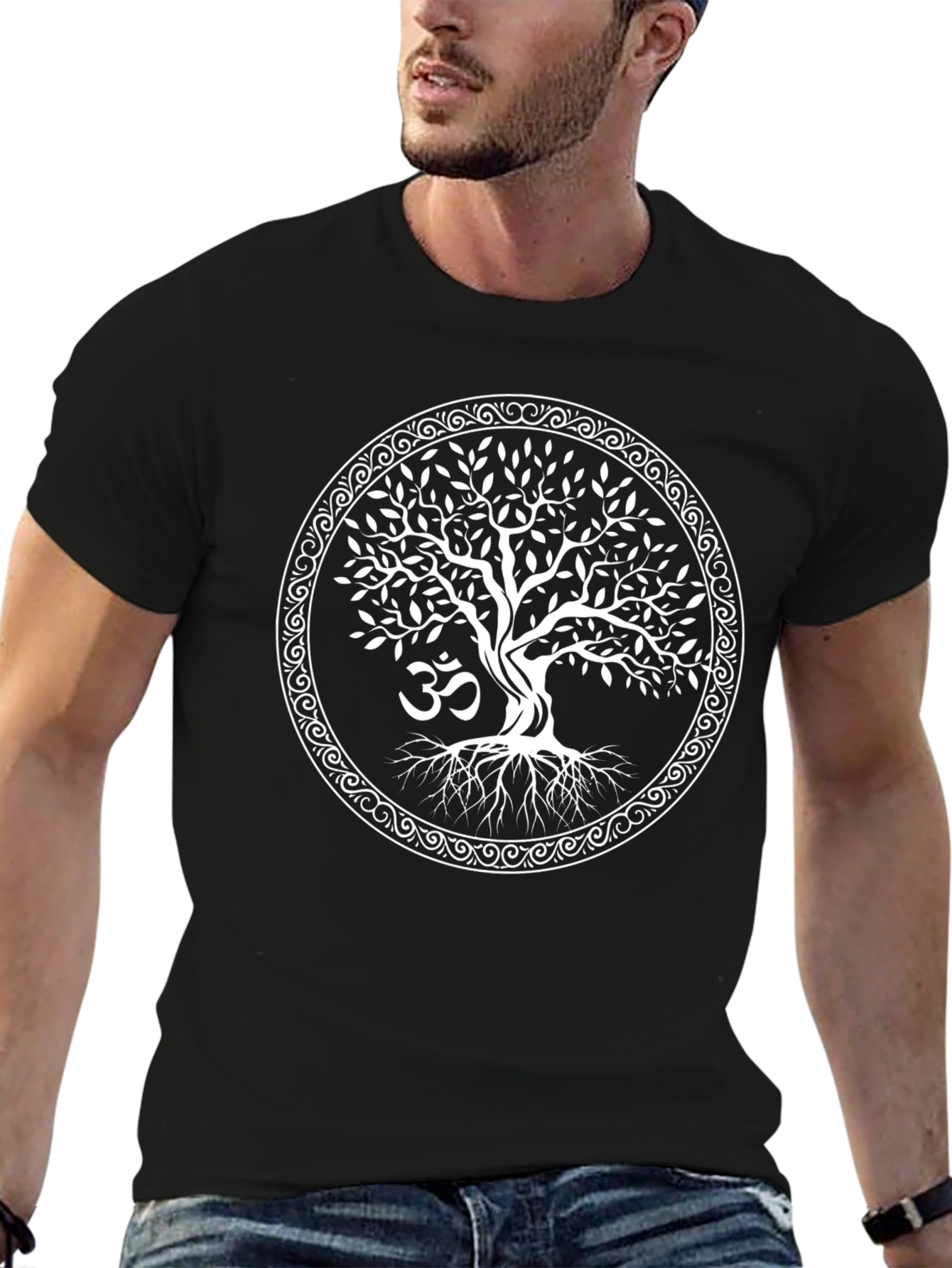Tree of Life OM Symbol Graphic Tee