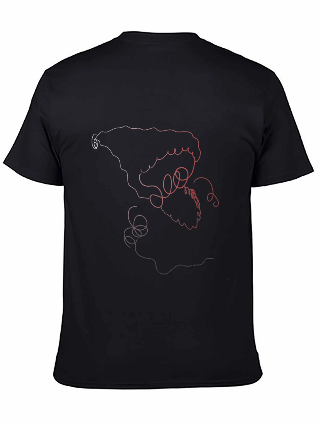 Abstract Line Art Graphic Tee - Stylish Casual Wear