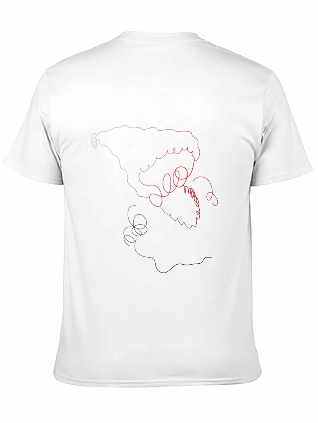 Abstract Line Art Graphic Tee - Stylish Casual Wear