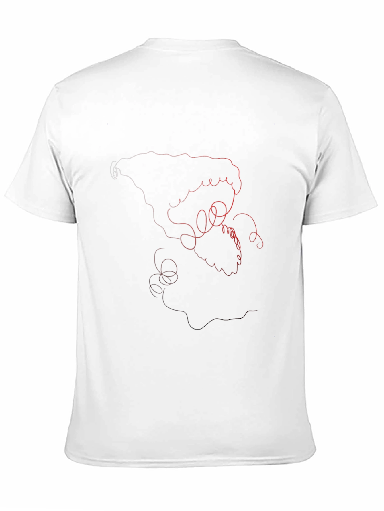 Abstract Line Art Graphic Tee - Stylish Casual Wear