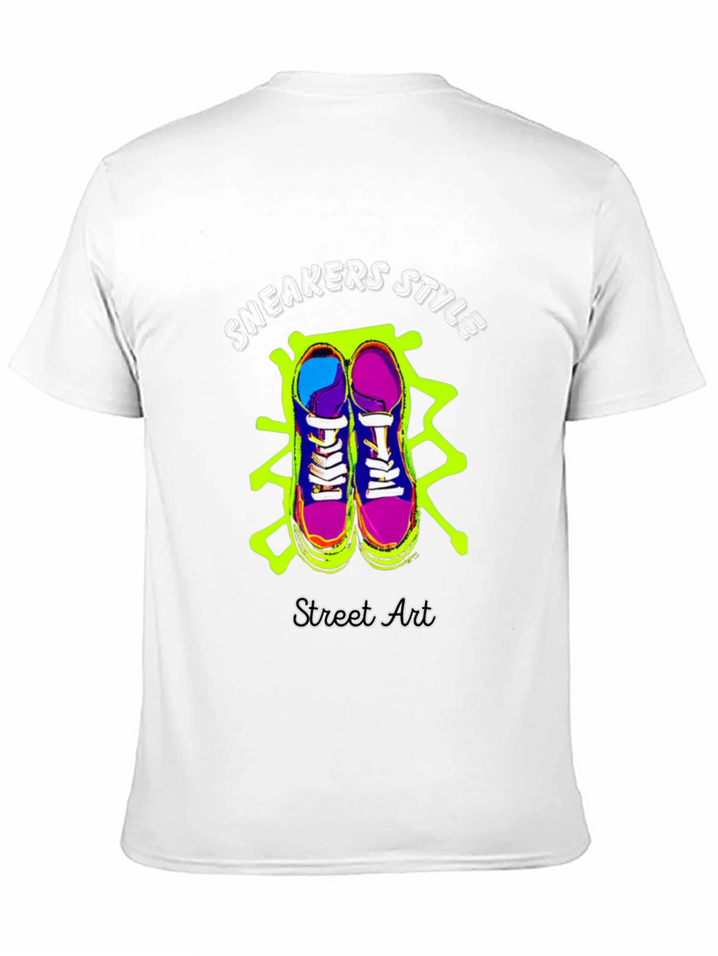 Sneakers Style Street Art Graphic Tee