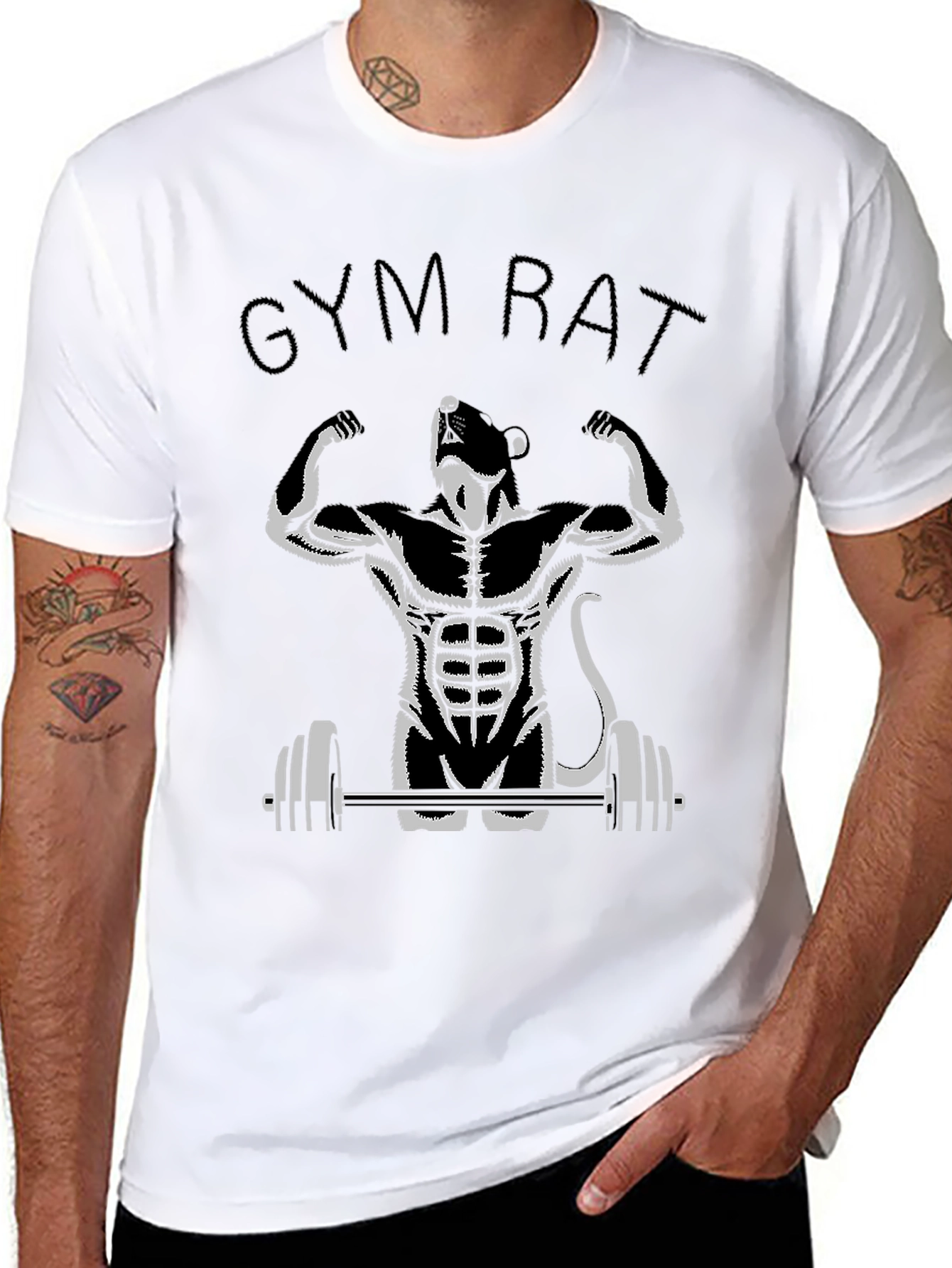Gym Rat T-Shirt - Funny Workout Tee