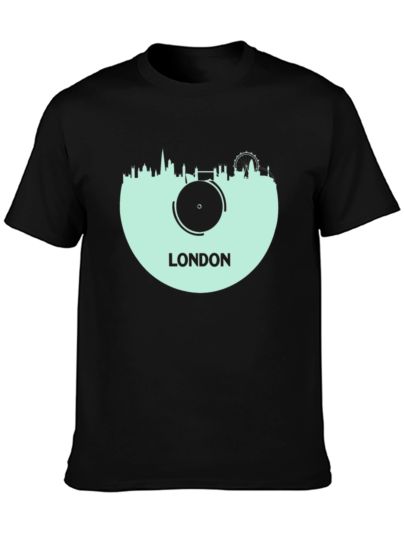 London Skyline Record T-Shirt
