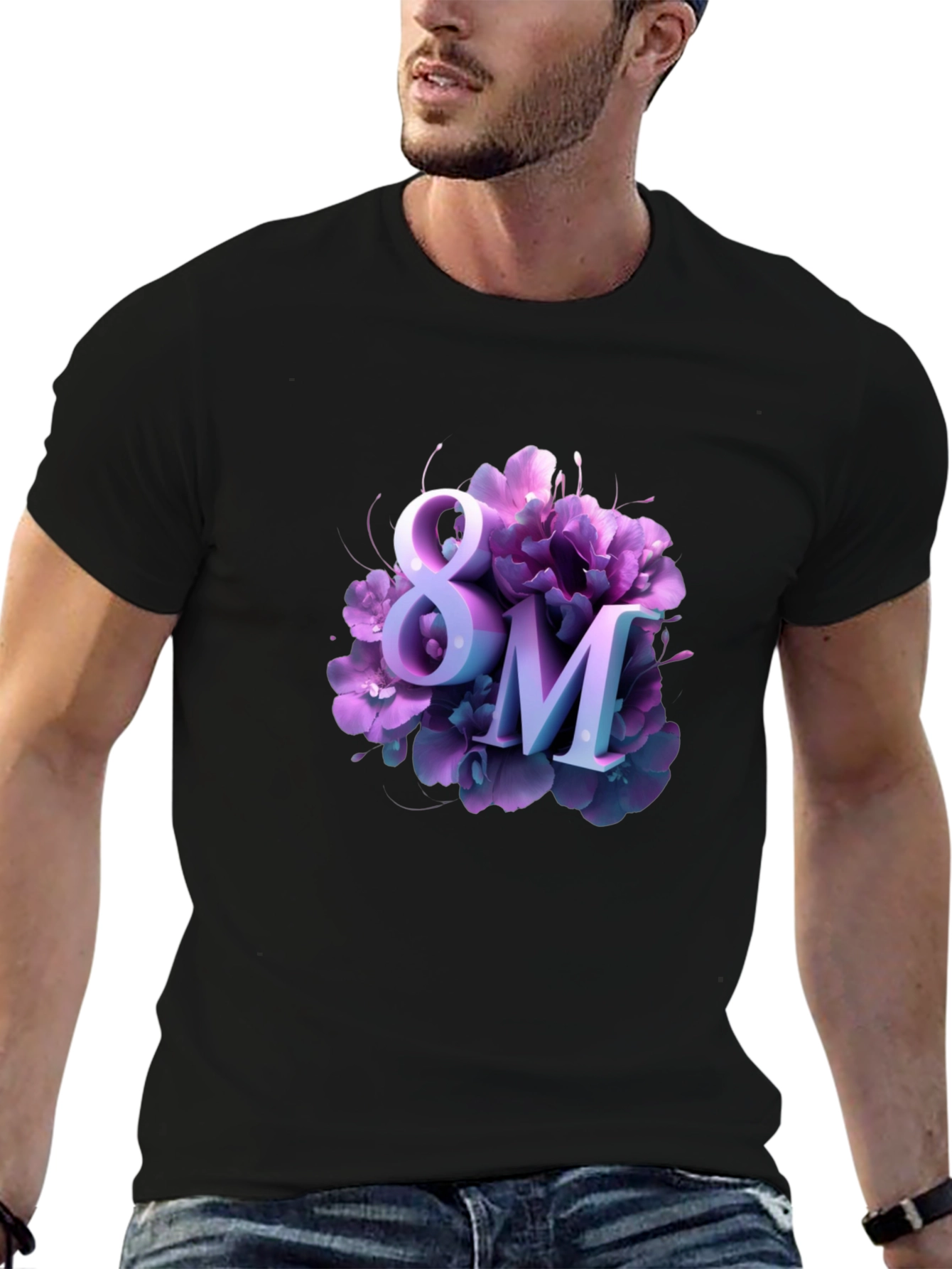 Womens Day 8M Floral T-Shirt