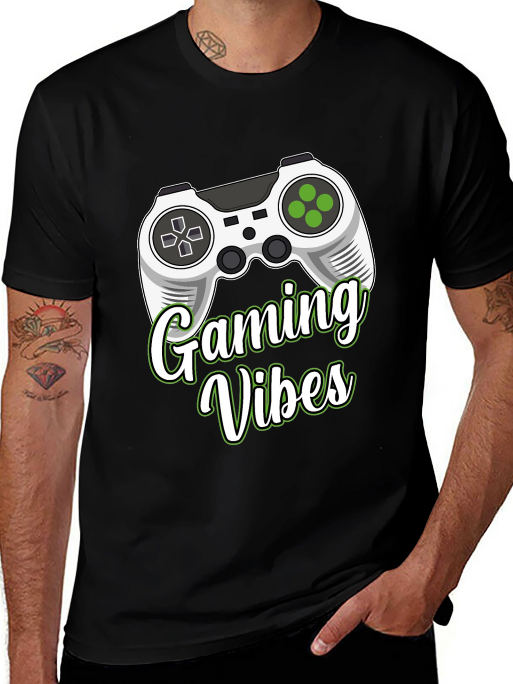 Gaming Vibes T-Shirt - Gamer Graphic Tee