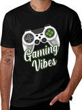 Gaming Vibes T-Shirt - Gamer Graphic Tee